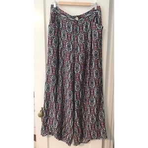 Anthropologie Elevenses wide leg pant sz 10